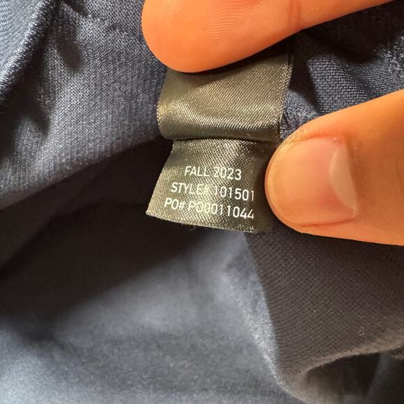 Rhone Full Zip Hoodie Mens Size Large Blue Sweatshirt Jacket - Picture 9 of 11